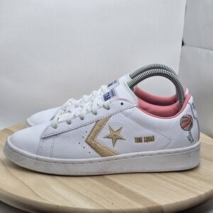 Womens Size 8 - Converse Space Jam x Pro Leather Lola Bunny White Pink Shoes LNC